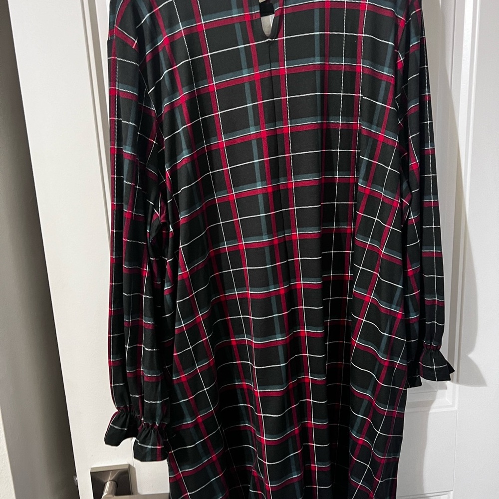 NWT - Maurices Plaid MIDI Dress - Size 3x - Super Soft Material! - Picture 5 of 7